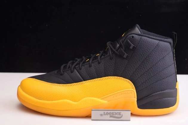 Gold 12 Jordan Retro Black University Air 130690-070 0709